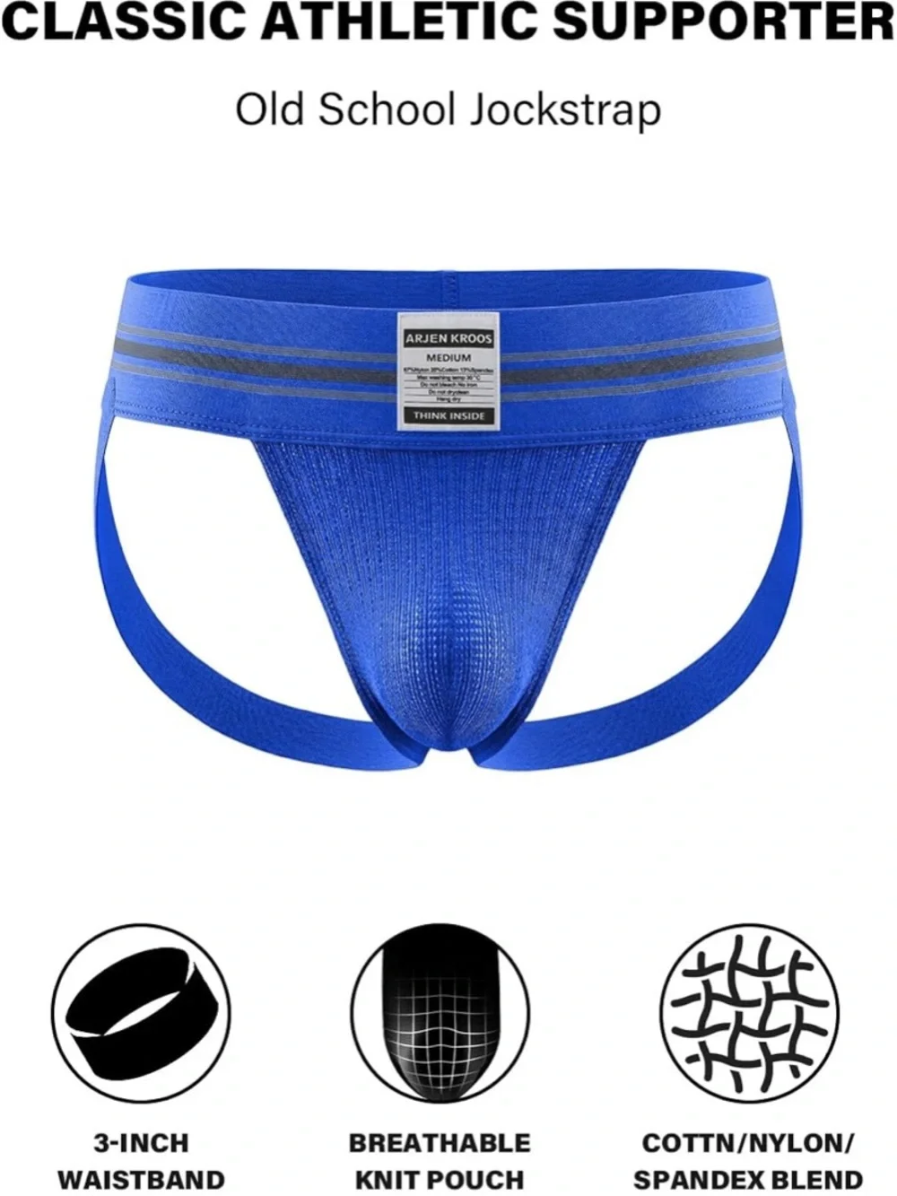 NWT Arjen Kroos Athletic Jockstrap M X17